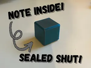 THE VAULT- Note storing box