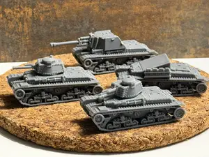 Panzer 35t & Variants (LT-35轻坦及其变种) - 1/72 Scale