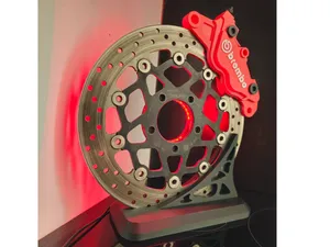 Real Motorcycle Brake Disk LED Lamp /Display Stand