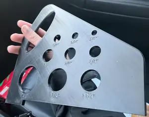 Saw Guide w/ Drill Hole Template