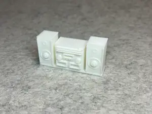 Dollhouse radio audio system miniature