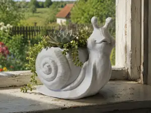 Cute Snail Planter Pot – Decorative
