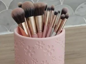 Floral Makeup Brush Holder