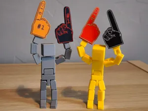Blank Man Foam Hand – #1 Fan Edition