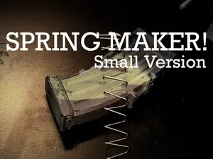 Adjustable Spring Maker with Wire Straightener