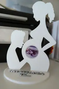 Ultrasound frame with Photo andCustomizable Phrase