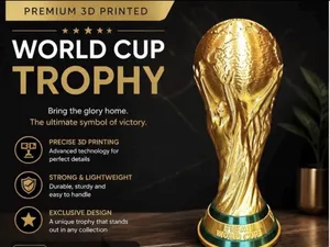 FIFA World Cup Trophy Detailed 3D Printable Model