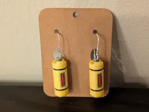 Monster Inc. Scream / Laugh Canister Earrings