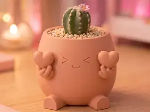 DoubleBeat - Minimalist Heart Hug Pot