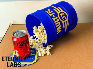 Fallout - Vault-Tec Popcorn Bucket + Coaster