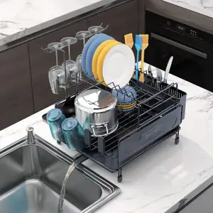 Isharp Dish rack improved *leakless* drain spout