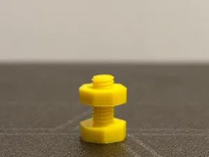 Fully working Heptagon ultra fine screw