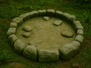 Wasserschale Flach
