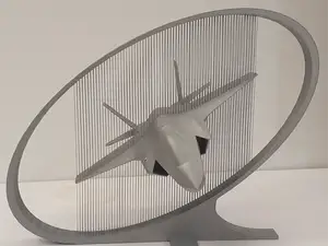 Lockheed Martin F-35 - String art display - Face