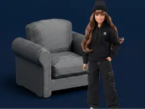 Cozy Armchair – Mini Furniture Model