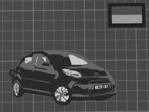 Citroen C1 Keychain