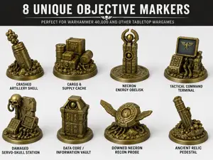 Grimdark 40mm Objective Marker Collection
