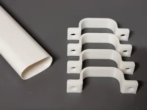 Saddle mount to fit 20mm oval trunking. Wall mount