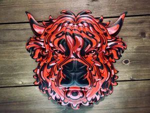 The Infernal Highlander Colorstacked Highland Cow
