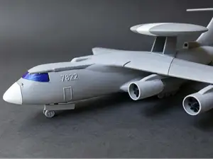 KJ3000 预警机(空警 -3000)雷达可动,起落架收放,起落架盖,长360mm