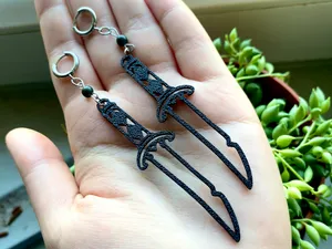 Astarion's Dagger Earrings Baldur's Gate