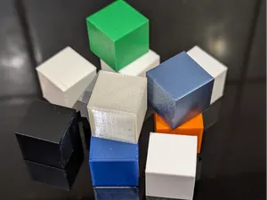 Hollow 20×20 mm Cube Filament Sample