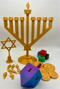Hanukkiah statue, Hanukkah Menorah