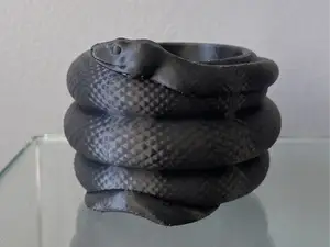 Coiled Snake Planter Pot
