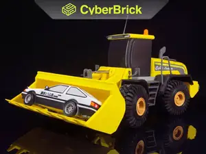 CyberLoader XL - A Big CyberBrick WheelLoader