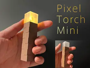 Pixel Torch Mini - Minecraft Inspired LED Light