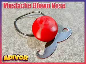 Mustache Clown Nose