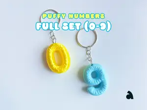 Puffer Numbers | Full 0-9 Set