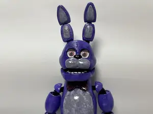Bonnie - FNAF Posable Figure Pipe-cleaner Model
