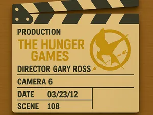 The Hunger Games Movie Clapboard