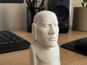 The Rock Moai