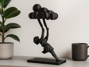 Cloud Dreamer Sculpture – Modern Surreal Art