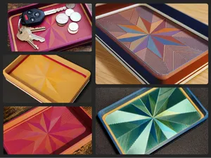 Geo Starburst Key/Change/Jewelry Tray/Dish