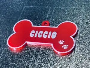 medaglietta cane nome CICCIO