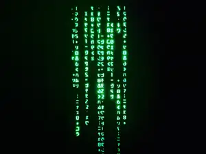 Matrix Code Lamp