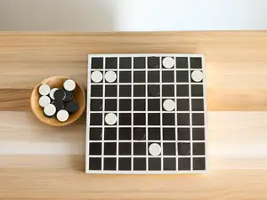 Lines of Action Board Game (Dual-Color Print)