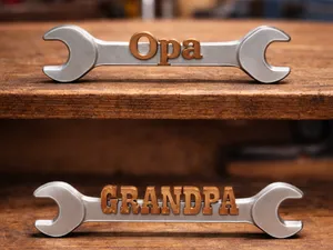 Opa / Grandpa Wrench Display – Gift for Grandpa