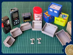 Parametric Rectangular Holders - 45d - IKEA SKADIS