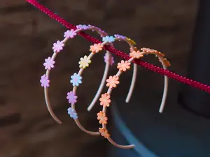 Headband with flowers