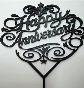 Happy Anniversary Cake Topper