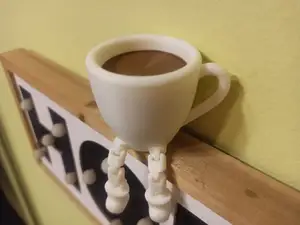 articulated espresso coffee cup thug life glasses