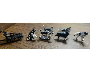 Togo and Balto Husky Dog Sled Team
