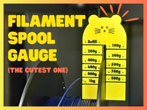 Filament Spool Gauge – Animal Edition