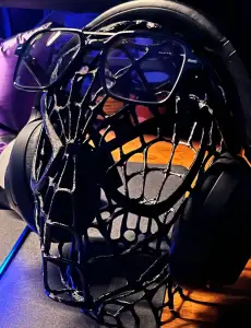 耳机架,眼镜架)蜘蛛侠spiderman毒液风格头部镂空