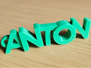 Porte clés personnalisé avec le prénom ANTON