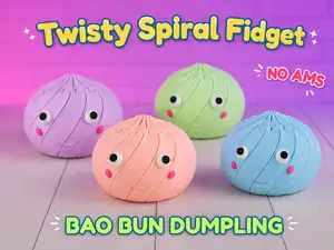 Bao Bun Dumpling | Twisty Spiral Fidget
